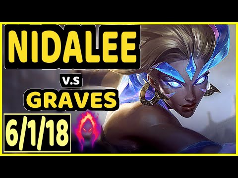 NJI (NIDALEE) vs GRAVES - 6/1/18 KDA JUNGLE GAMEPLAY - EUW Ranked GRANDMASTER