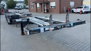 Semi-remorque porte-conteneurs D-Tec VCC-01, Multi Chassi, 2 x Liftachse, Mittellausschub à vendre - Image 4 | Autoline LU Semi-remorque porte-conteneurs D-Tec VCC-01, Multi Chassi, 2 x Liftachse, Mittellausschub | Image 4 - Autoline