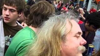 Old Man loving the Mifflin Street Block Party