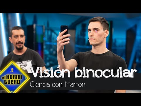 ¿En qué consiste la visión binocular? Marron lo explica de la mejor manera - El Hormiguero