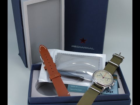 2020 NEW Seagull 1963 Chronograph with box and papers, now in stock