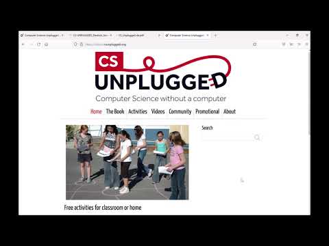CS Unplugged / Ressourcen für den Informatikunterricht