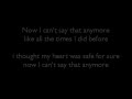 Chris Cummings - I Can't Say That Anymore -  lyrics video