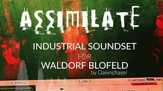 Video thumbnail for Assimilate Industrial Soundset for Waldorf Blofeld - Industrial Rock/Metal/Electro Patches 2025 by Kulshan Studios