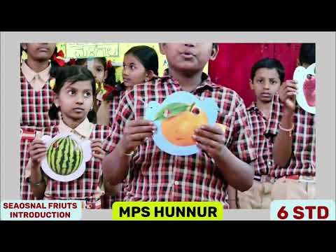 Fruits introduction Activity 