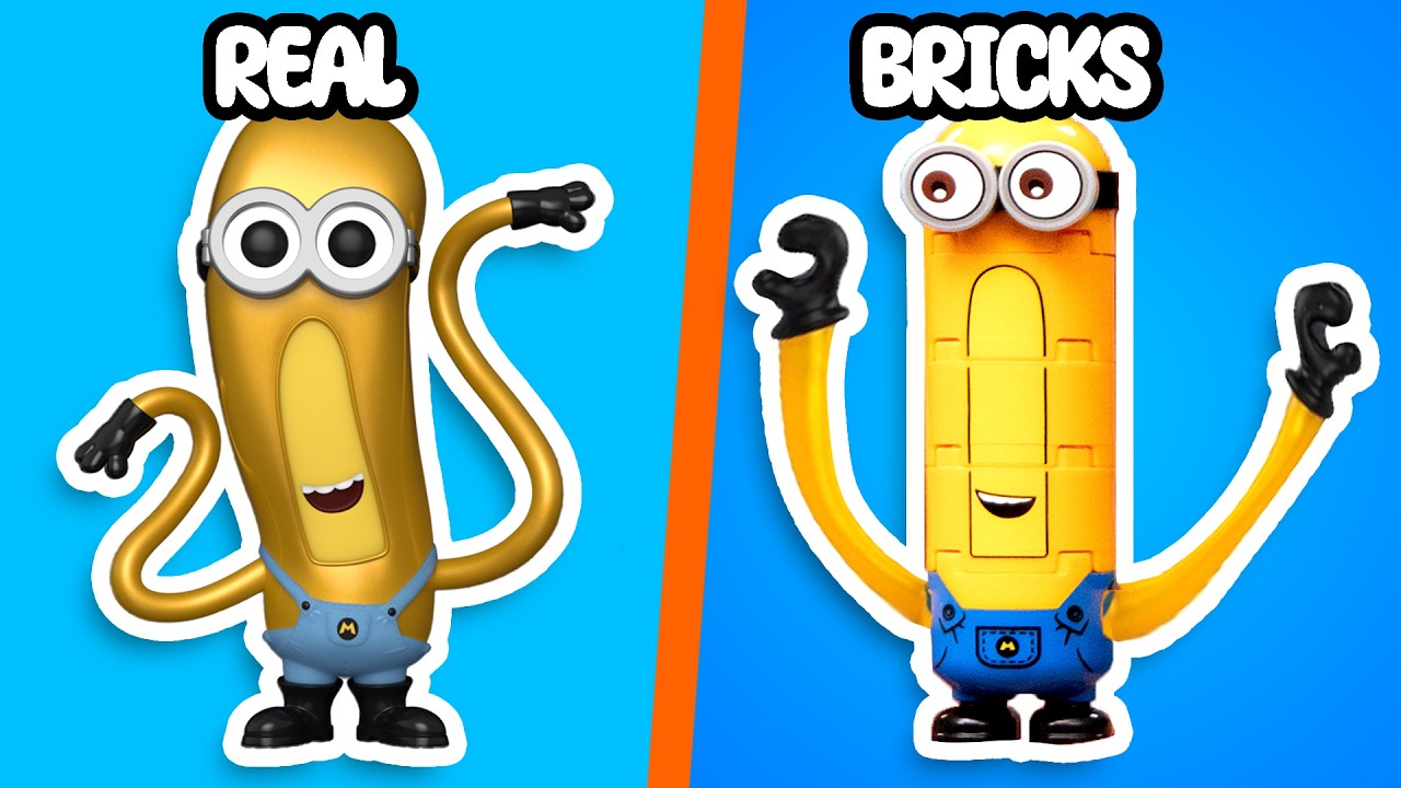 I Recreated Minions In LEGO | DESPICABLE ME 4 Out Of Bricks