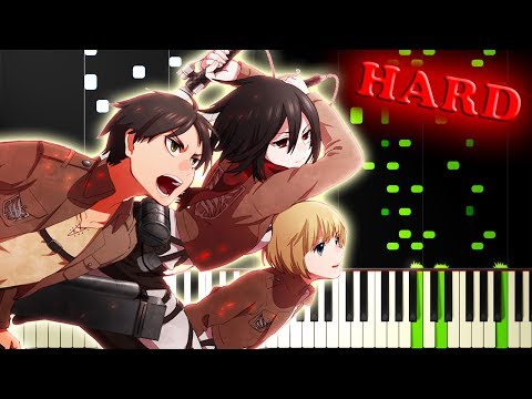 ATTACK ON TITAN SEASON 1 OP (Guren-No-Yumiya 進撃の巨人) - Piano Tutorial