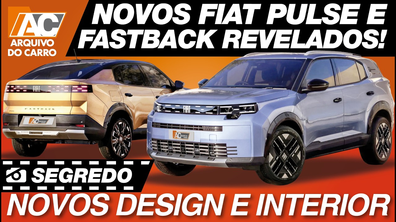 SEGREDO: NOVOS FIAT PULSE E FASTBACK APRESENTADOS NA EUROPA!