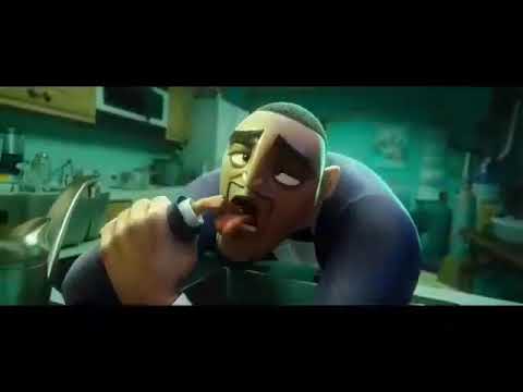 walter slaps lance with a broom