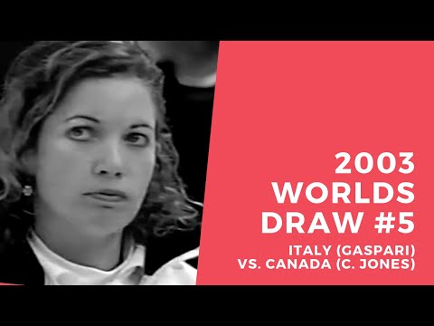 2003 Ford World Curling Championships - Women's Draw #5 - Italy (Gaspari) vs. Canada (C. Jones)