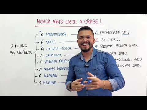 APRENDA CRASE EM CINCO MINUTOS