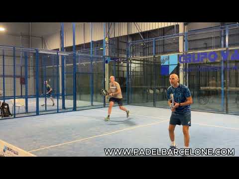 Bruno en stage de Padel à Barcelone