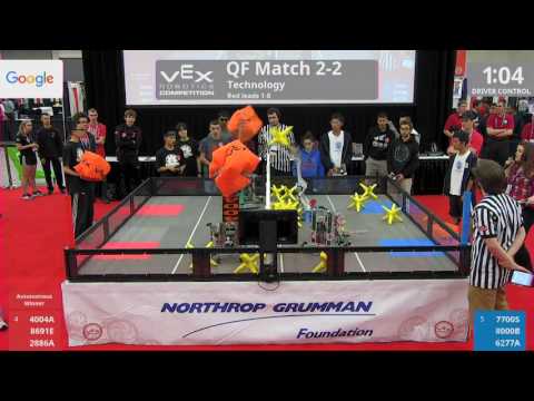 2017 VRC Tech QF2-2 - 4004A 8691E 2886A vs 7700S 8000B 6277A - 33 to 6