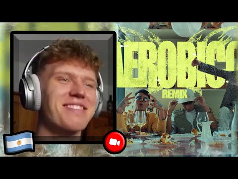 FIRST REACTION TO AEROBICO REMIX - BHAVI x DUKI x MILO J x LIT KILLAH | Argentinian Music Reaction