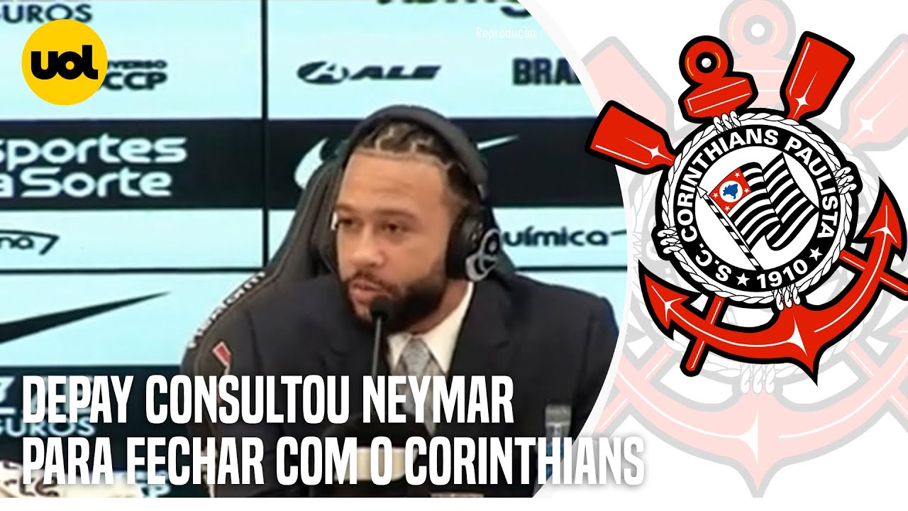 CORINTHIANS: DEPAY DIZ QUE CONSULTOU NEYMAR E SE SENTIU 'EM CASA' COM TORCIDA NO ESTÁDIO