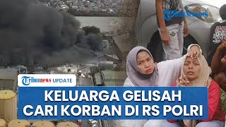 Isak Tangis Keluarga Cari Korban Kebakaran Pabrik Pakan Bekasi di RS Polri, Diminta Serahkan Data