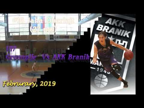 Highlights - Jaka Oberlajt #16  - U17 Grosuplje Vs AKK Branik