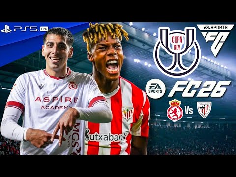 Cultural Leonesa vs Athletic Club - Copa del Rey 2026 Round of 16 Full Match Highlights | PC™ [4K60]