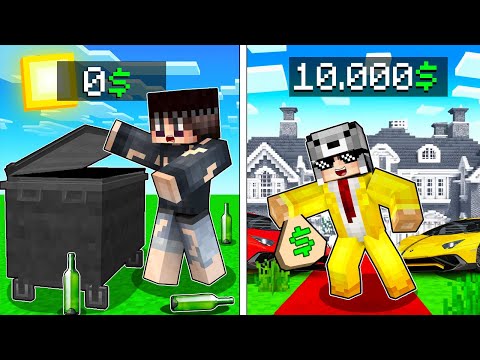 ÇÖPÇÜLÜK YAPARAK MİLYARDER OLDUM 😱 - Minecraft