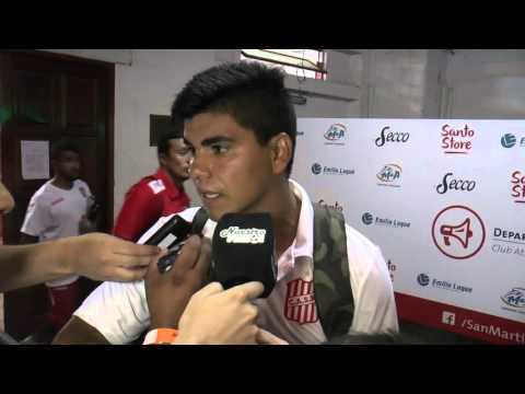 RAMON LENTINI (SAN MARTIN 2-1 ATLÉTICO TUCUMÁN)
