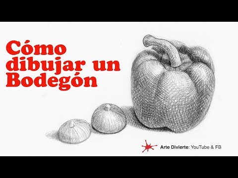 Part of a video titled Cómo dibujar un bodegón - Naturaleza muerta - YouTube