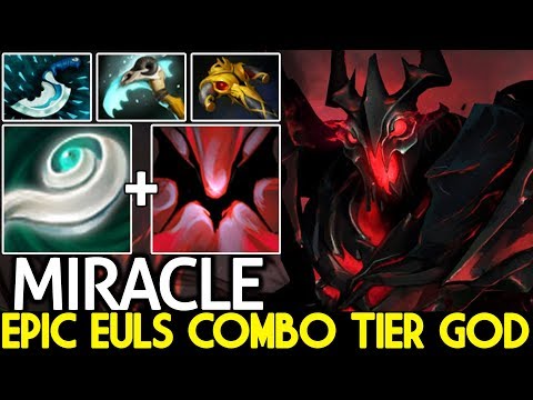 Miracle- [Shadow Fiend] Epic Euls Combo Tier God Game is Hard 7.22 Dota 2