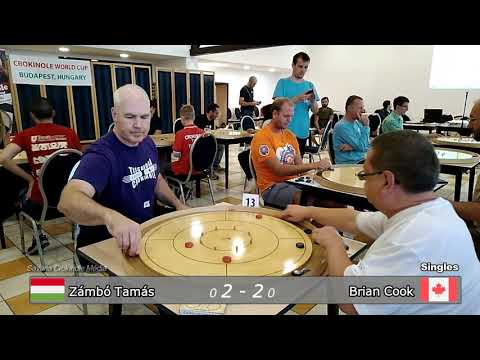 I. Crokinole World Cup - Zámbó Tamás vs Brian Cook