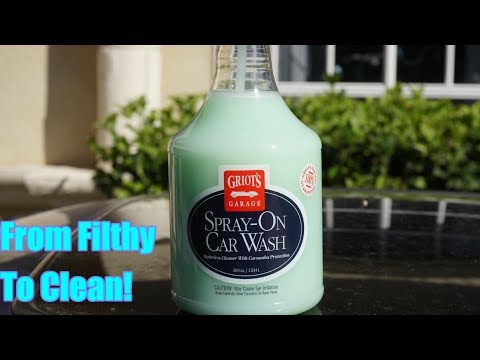 Griot's Garage Spray On Car Wash Review on my Honda Prelude.