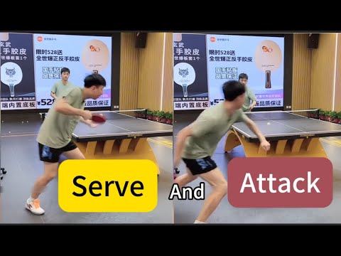For amateur serve and attack, just learn this from Fang Bo