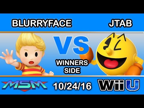 MSM 71 - BlurryFace (Lucas) Vs. JTab (Pac-Man) Winners Side - Smash Wii U