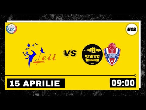 LIVE 🏀 CN U18M ABC Leii Bucuresti - CSU Știința Slam A București