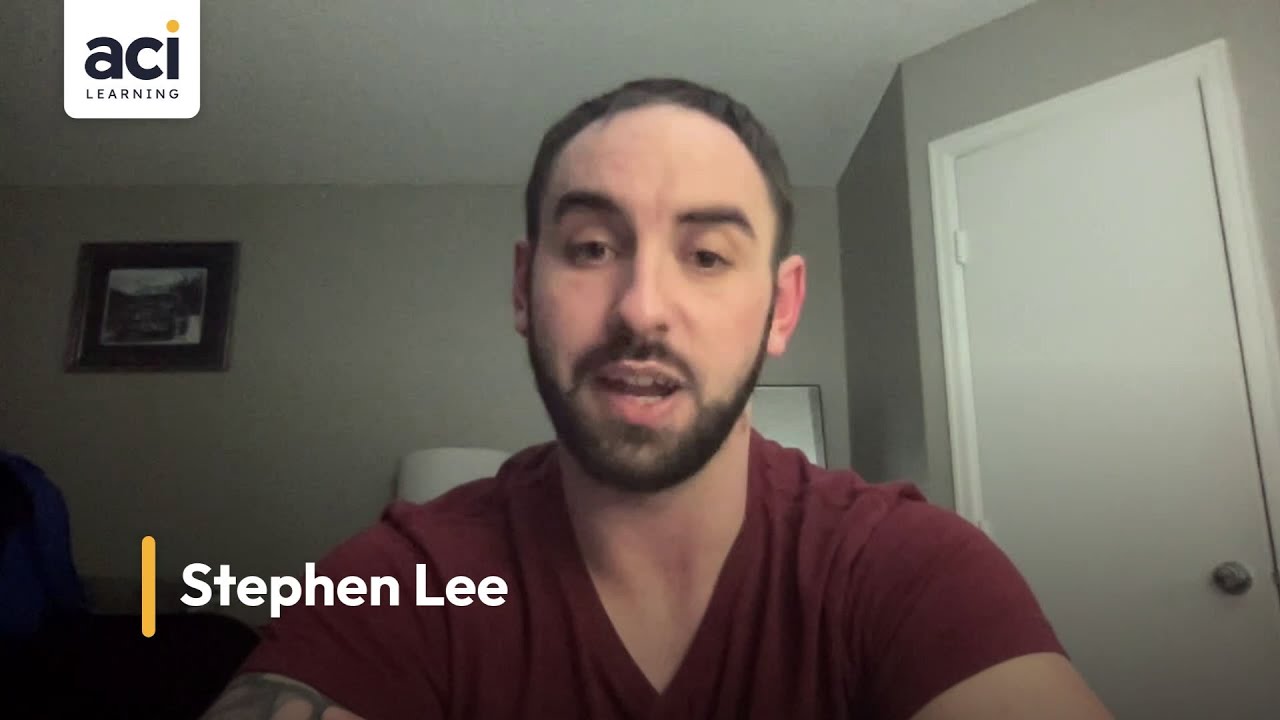 Stephen Lee - An ACI Learning Success Story