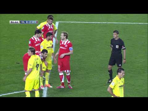 Gol de Perbet (1-2) en el Villarreal CF - Sevilla FC - HD