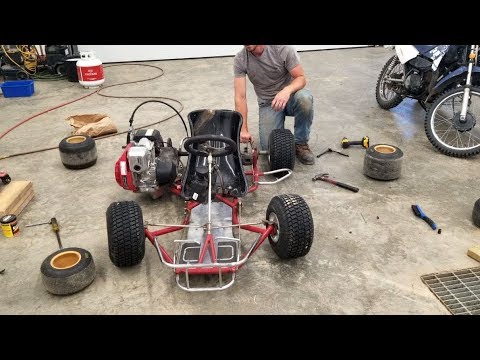 Honda Race Go Kart- Off Road Set Up Part 2