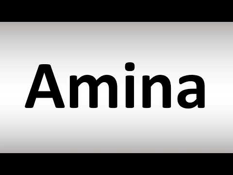 How to Pronounce Amina