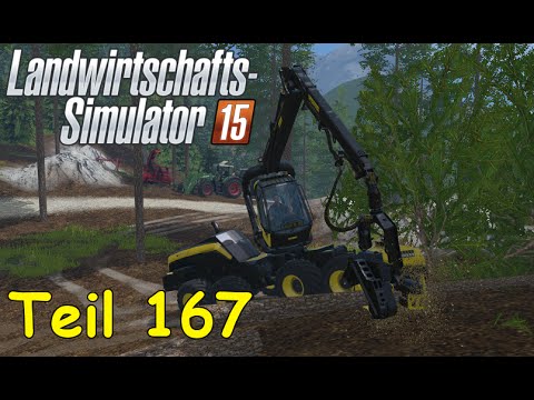 Let's Play LS15 Forstwirtschaft Teil 167 - BÄUME FÄLLEN & VERLADEN [The Alps] | Liongamer1