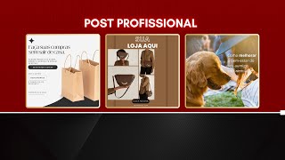 Eu vou fazer um post profissional pras suas redes sociais