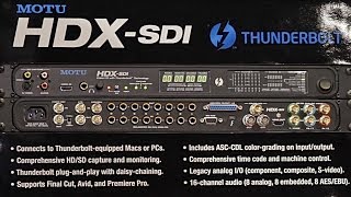 Video thumbnail for MOTU HDX-SDI Interface: NAB 2014 by B&H Photo Video Pro Audio