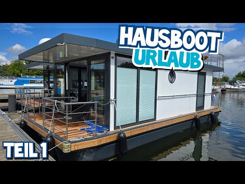 By HOUSEBOAT on the MÜRITZ! | From Röbel to Melchow | Swing bridge | Vacation | Captain Moto