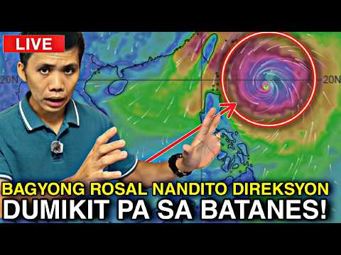 OCTOBER 23, 2026| May Nakitang Pagbabago sa DIREKSYON NG SUPER TYPHOON ROSAL! DUMIKIT Pa sa BATANES