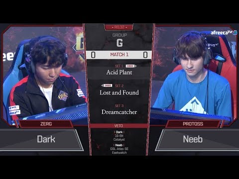 2018 GSL Season 3] Code S Ro.32 Group G Match1 Dark vs Neeb