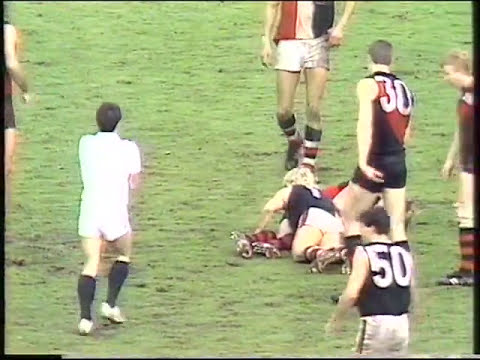 Essendon vs St Kilda  rd 22 1988