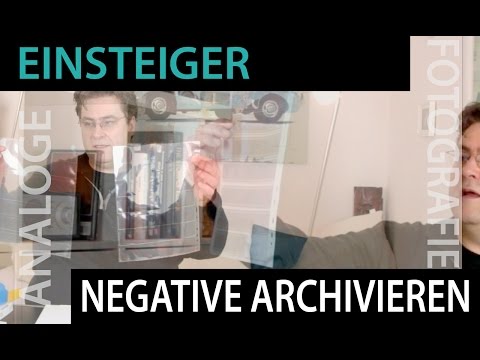 📷  Analoge Fotografie: Negative Archivieren