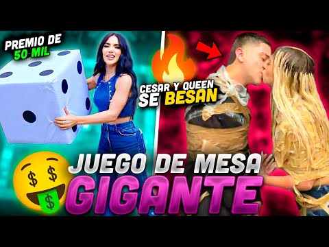 CESAR BES0 A QUEEN 😨 JUEGO DE MESA GIGANTE ✨ Kimberly Loaiza