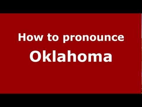 How to pronounce Oklahoma