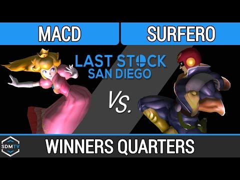 LSSD 94 - SPY | MacD (Peach) vs. Surfero (Falcon) - SSBM Winners Quarters - Smash Melee