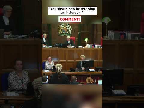 UK judge MOCKS barrister during appeal hearing! #shorts #criminallaw #ukcrime #courtofappeal
