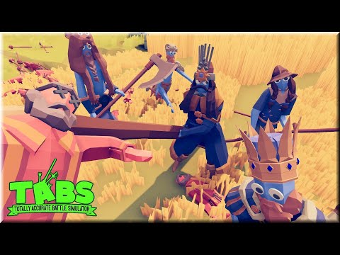 HeavyHitterSquad! King+Jarl+Vlad+Harvester+Chieftain vs Every Unit +Bonus- TABS UnitPossessionUpdate