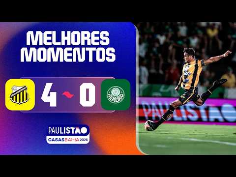 NOVORIZONTINO 4 X 0 PALMEIRAS | MELHORES MOMENTOS | 4ª RODADA | PAULISTÃO CASAS BAHIA 2026
