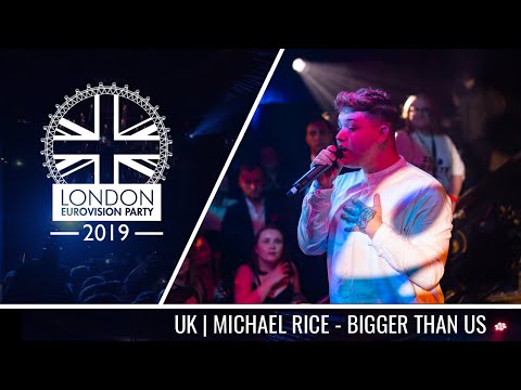 Michael Rice - Bigger Than Us (United Kingdom) | LIVE | OFFICIAL | 2019 London Eurovision Party